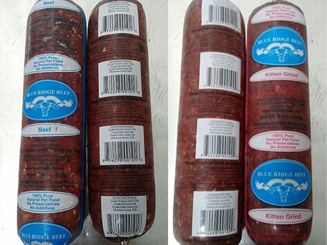 Blue Ridge Beef Issues Recall for Raw, Frozen Pet Food Products