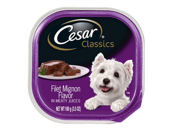 Mars Recalls Select Cesar Classics Wet Dog Food Due to Production Issue