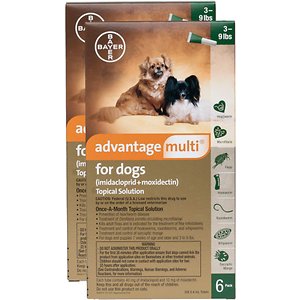 Advantage Multi Topical Solution for Dogs, 3-9 lbs