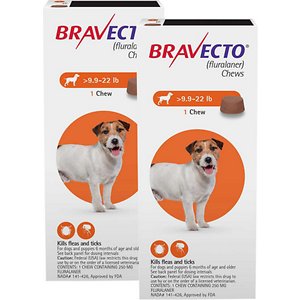 Bravecto Chew for Dogs, 9.9-22 lbs