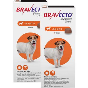 Bravecto咬狗,9.9 -22磅