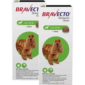 Bravecto Chew for Dogs, 22-44 lbs