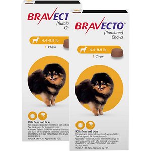 Bravecto Chew for Dogs, 4.4-9.9 lbs