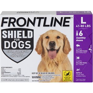 Frontline Shield Flea & Tick Treatment for Large Dogs, 41 - 80 lbs