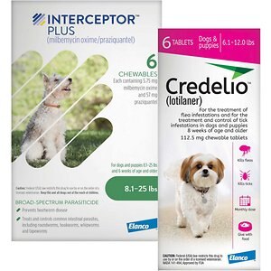 Interceptor© Plus Chew for Dogs, 8.1-25 lbs. 