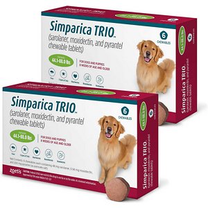Simparica© Trio Chewable Tablet for Dogs, 44.1-88 lbs. 