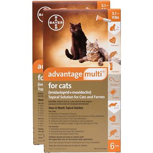 Advantage Multi Topical Solution for Cats, 5.1-9 lbs