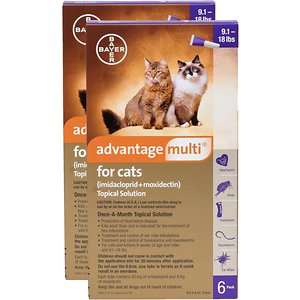 Advantage Multi Topical Solution for Cats, 9.1-18 lbs