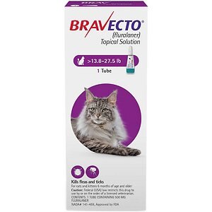 Bravecto猫用局部解决方案，13.8-27.5磅