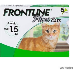 Frontline Plus Flea & Tick Spot Treatment for Cats, over 1.5 lbs