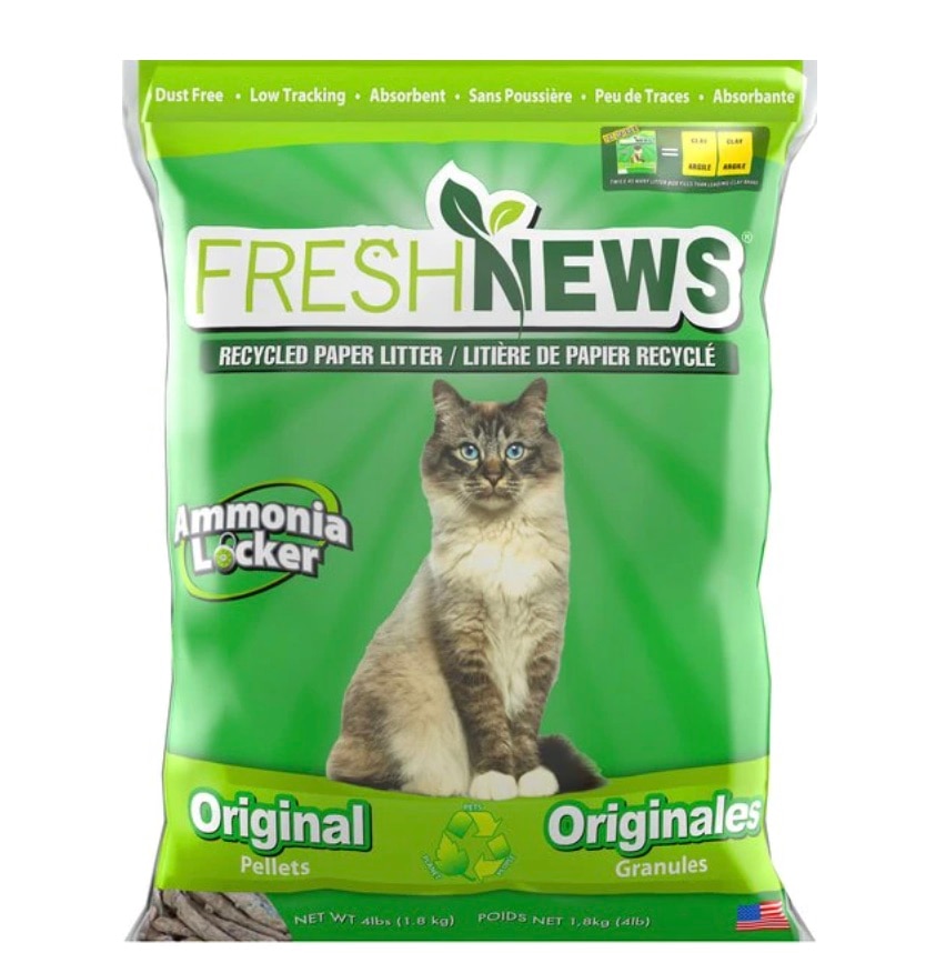 product image of fresh news paper cat litter