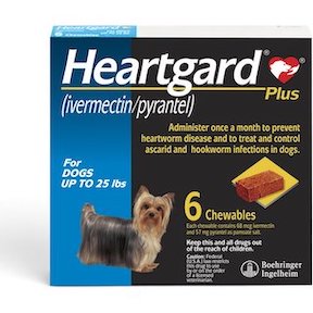 HeartGard Plus Chew for Dogs (up to 25 lbs.)
