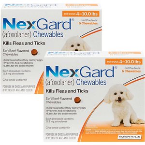 NexGard Chew for Dogs, 4-10 lbs
