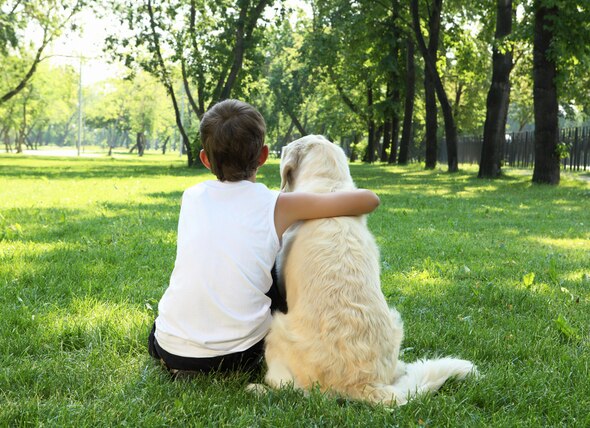 Can Dogs Help Kids Experiencing Stress?