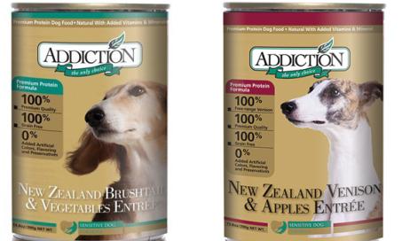 Addiction Foods Recalls Select Canned Dog Food Products