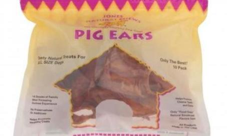 Recall of Jones Natural Chews Pig Ears Dog Treats